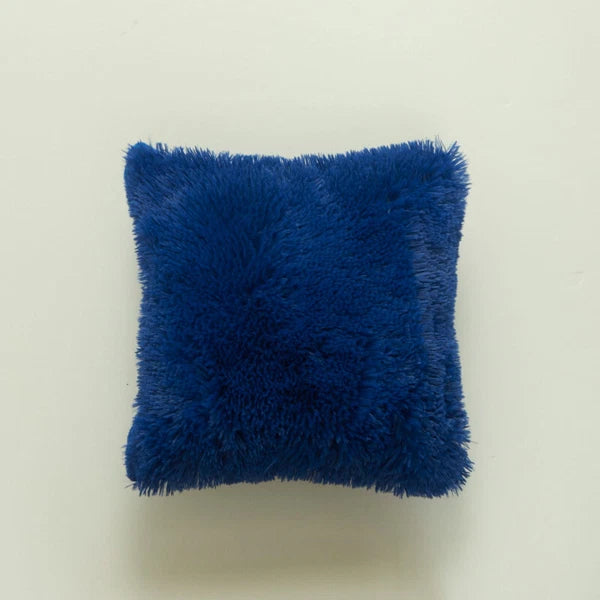 17" Fluffy Faux Fur Shaggy Pillow Case Plush Cushion Cover Sofa Bed Home Decor
