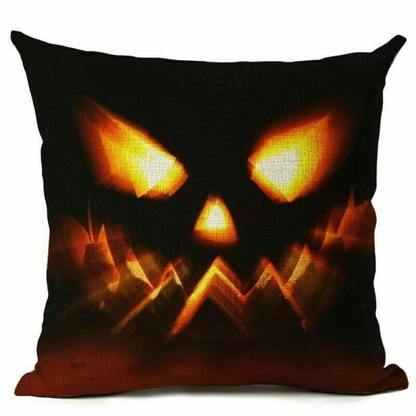 Decor Cushion Hallween Sofa Cover Cover Pumpkin 18"*18" Pillow Pillow Home Case
