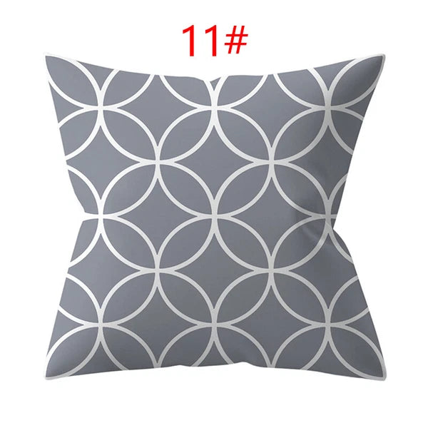 2025 Faux PU Leather Cushion Cover Throw Pillow Case Sofa Bed Home Decor