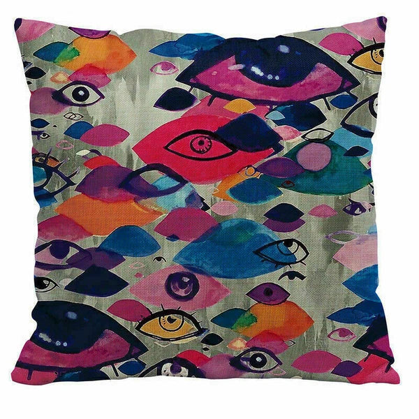 Decor Cushion Office Cover Case Sofa Geometry 18" Home Color