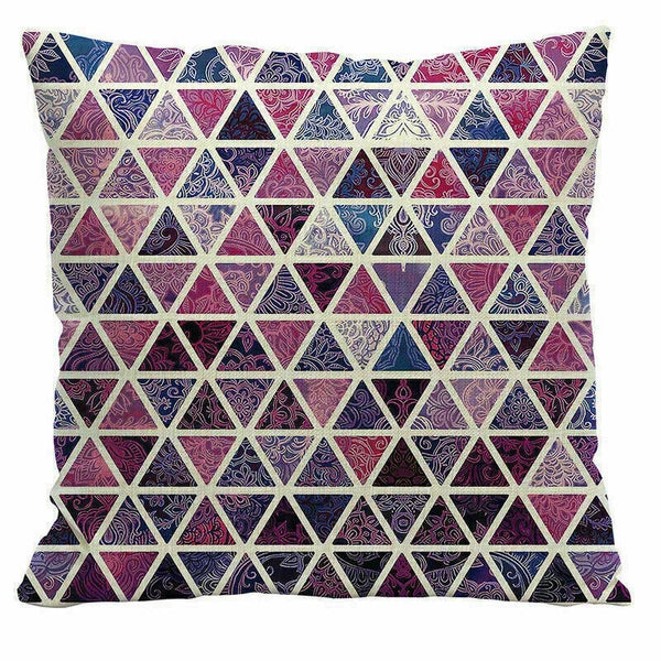 Decor Cushion Office Cover Case Sofa Geometry 18" Home Color