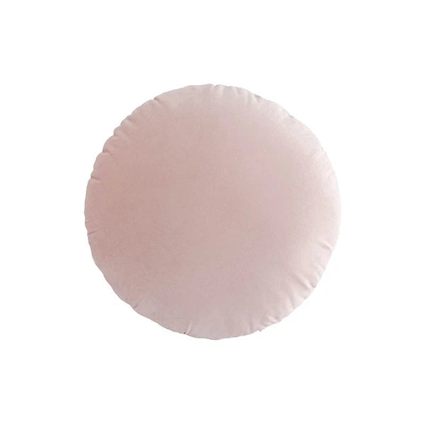 45cm Solid Color Round Cushion Cover Soft Velvet Pillowcase Sofa Bed Decor Props