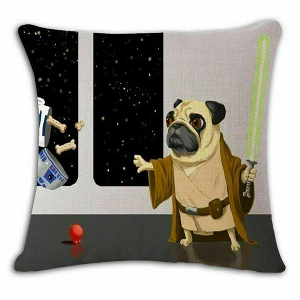 Decor Case Spoof 18" Cover Cushion Sofa Throw Home Pitbull
