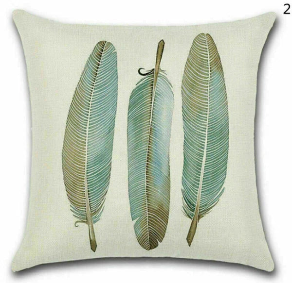 Decor Home Waist Stone Cover Feather Cushion Throw Pillow 18" Sofa Retro