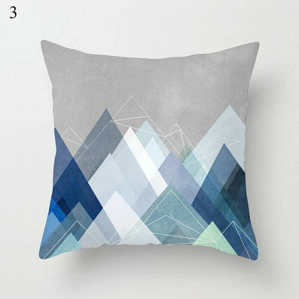 Super Soft Geometric Print Pillow Cases Art Cushion Covers for Sofa Pillowcases