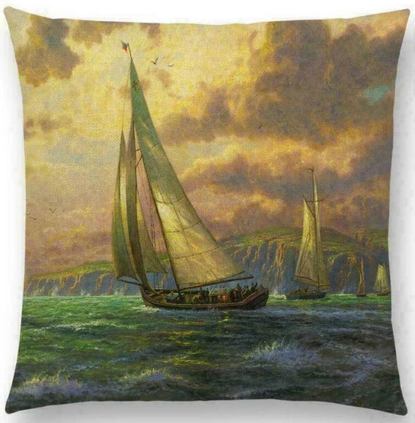 Scenery Country Sofa Decor Pillow Case Throw Cushion Cover Gift