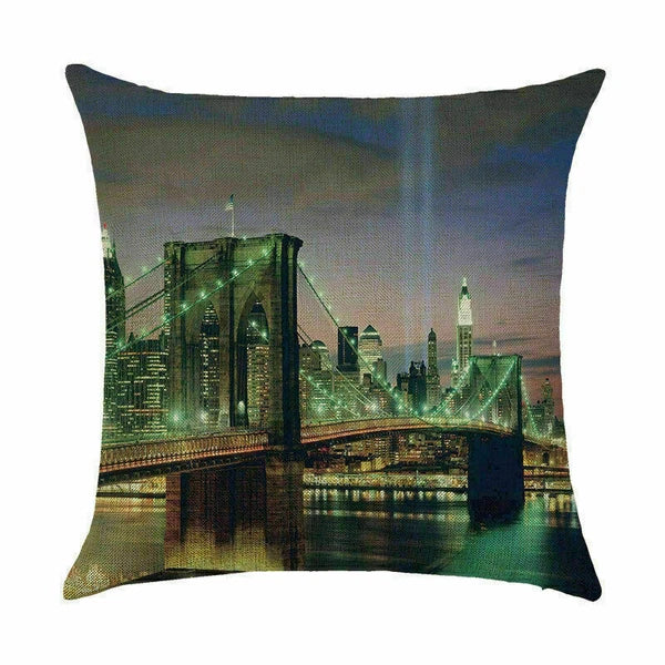 waist case building pillow Home cushion car Print cover cover DecorFamous sofa
