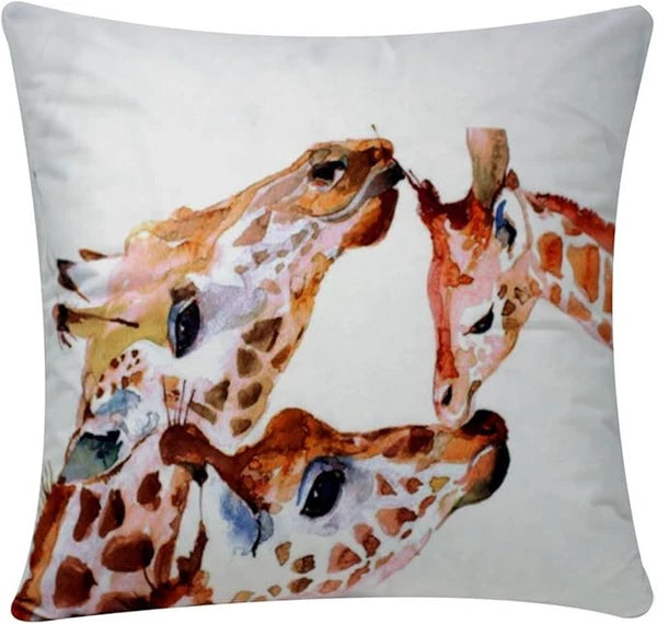 Cushion Cover Animal Print for Home Sofa Chair Bed Couch, Decorative Pillowcases