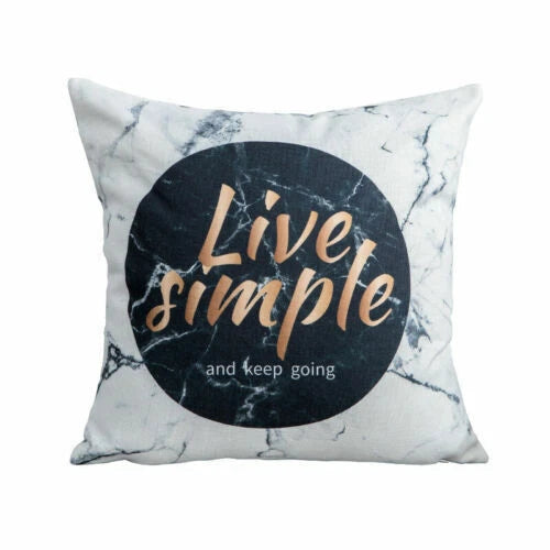 18inch Polyester Geometric Pillow Case Cover Sofa Waist Home Cover Cushion Decor