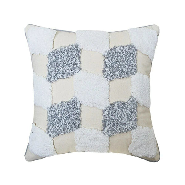 Cushion Cover Moroccan Tufted Tassel Throw Pillow Cover Macrame Pillow Case Sofa