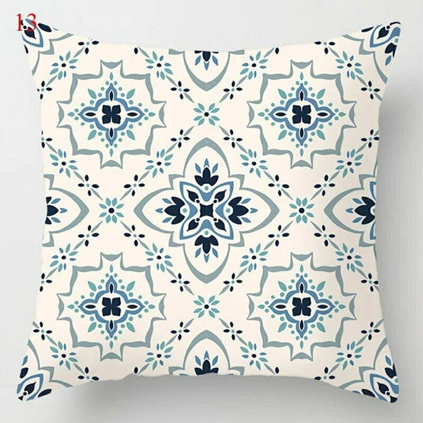 Super Soft Geometric Print Pillow Cases Art Cushion Covers for Sofa Pillowcases