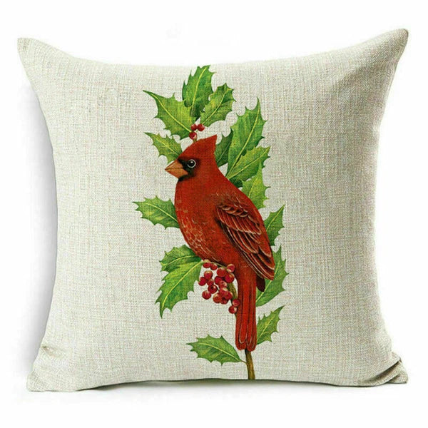 pillow Sofa Cover Reindeer Case Cushion Santa Christmas Throw Dear Claus Dog