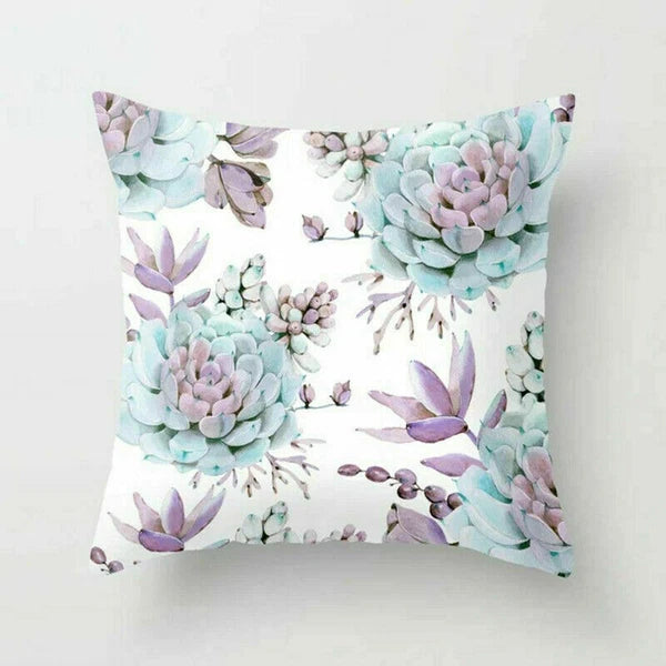 Rustic Flower 18inch Pillow Case Sofa Bed Cushion Cover Home Decor
