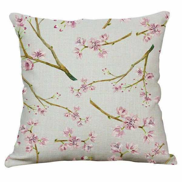 Decoration Cushion Cover Pillow Sofa Home Case Plants Office Green