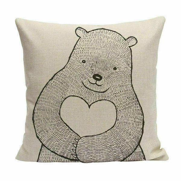 Decor Home Sofa  Animal Cartoon Cushion Case Cover Pillow Fashion