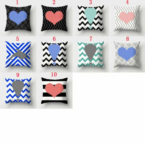 18inch Polyester Strange Fashion Pillow Case Cover Home Waist Sofa Cushion Decor