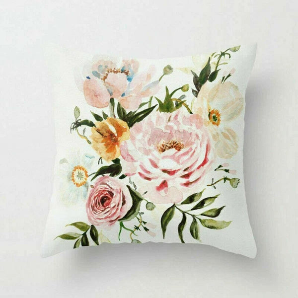 Rustic Flower 18inch Pillow Case Sofa Bed Cushion Cover Home Decor
