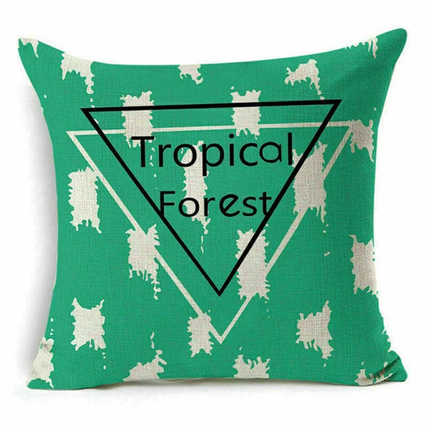 Cover Home Future Decor Waist Pillow Letter Case Cushion Sofa