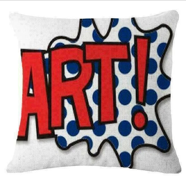 Letter Bang Cushion Home Pillow Decor Cover Fashion Sofa Case