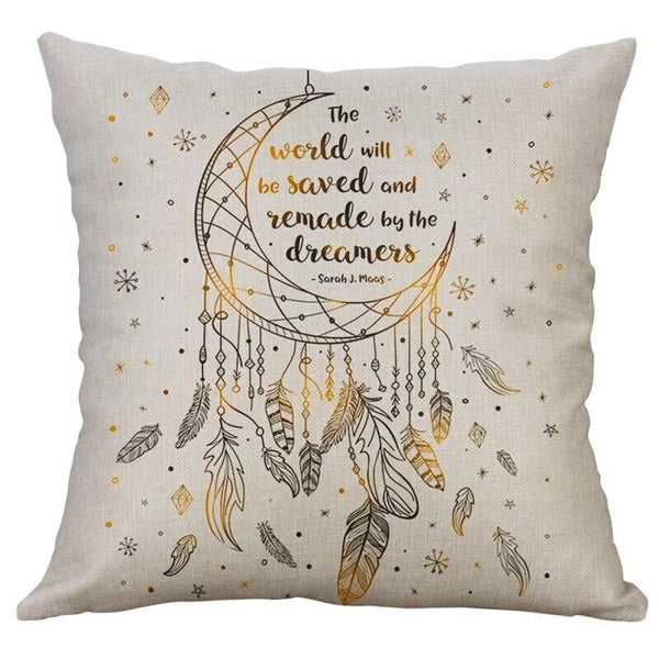 Leaves Feather   Cushion Cover Throw Pillow Case Home Sofa Car Decor