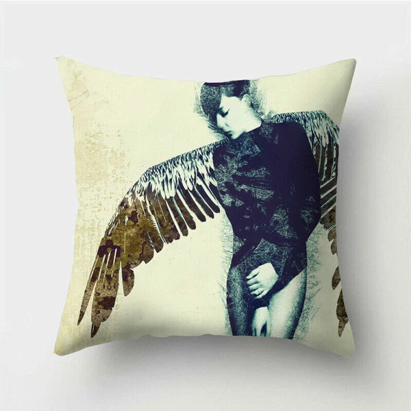 18'' Polyester Abstraction Sofa Pillow Case Cover Throw Waist Cushion Cover