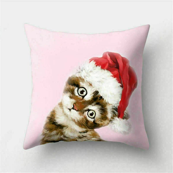 Decor Cushion Pink Throw Cover Case Cute Sofa Cover Animal Home Pillow