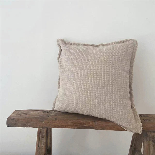 24x24in Linen Fabric Throw Pillow Cover Sofa Bed Cushion Covers Case Decorative