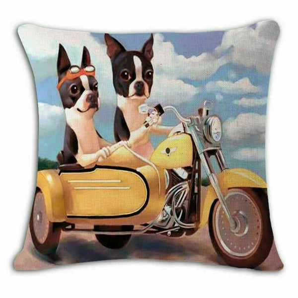 Decor Case Spoof 18" Cover Cushion Sofa Throw Home Pitbull