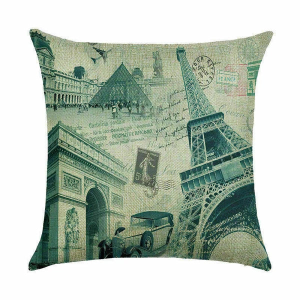 waist case building pillow Home cushion car Print cover cover DecorFamous sofa
