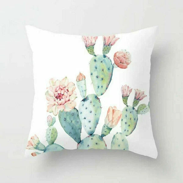 Rustic Flower 18inch Pillow Case Sofa Bed Cushion Cover Home Decor