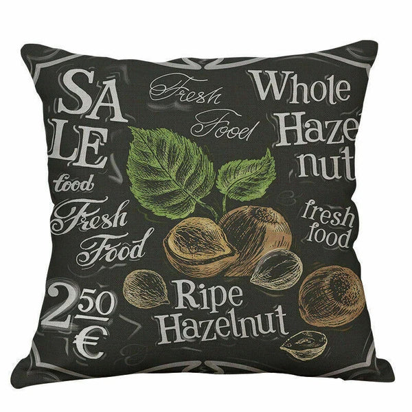 Hand-painted Vegetables Sofa Cushion Cover Home Decor Pillow Case