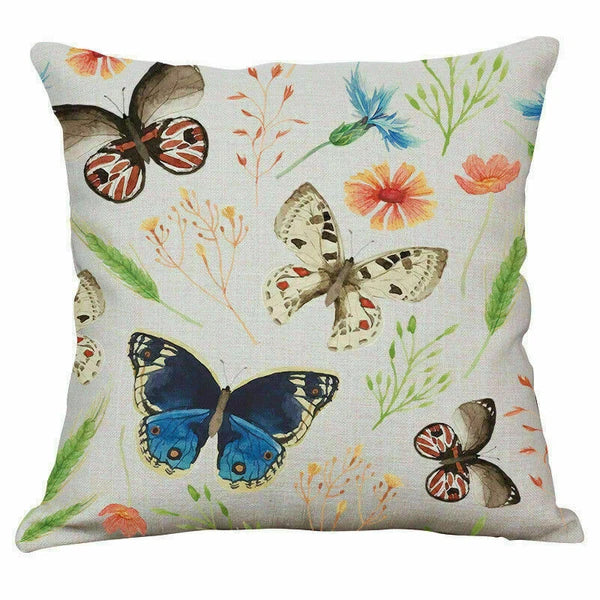 Decoration Cushion Cover Pillow Sofa Home Case Plants Office Green