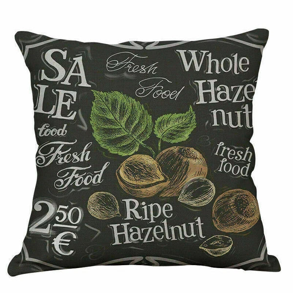 Decor Cushion Hand-painted Cover Vegetables Pillow Home Sofa Case