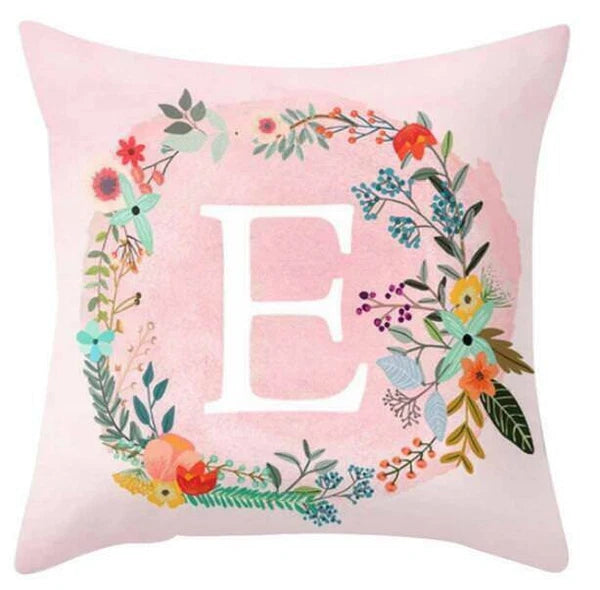 18inch Pink Letters Pillow Case Throw Sofa Home Decor Cushion Cover
