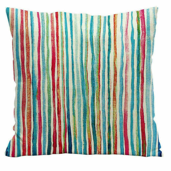 Decor Cushion Office Cover Case Sofa Geometry 18" Home Color