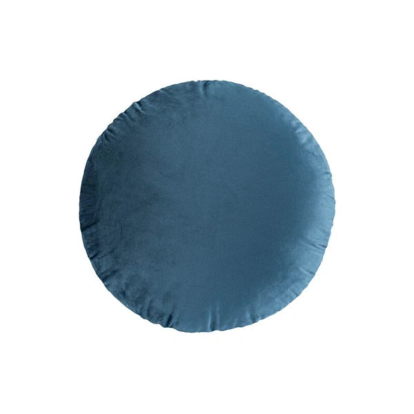 45cm Solid Color Round Cushion Cover Soft Velvet Pillowcase Sofa Bed Decor.