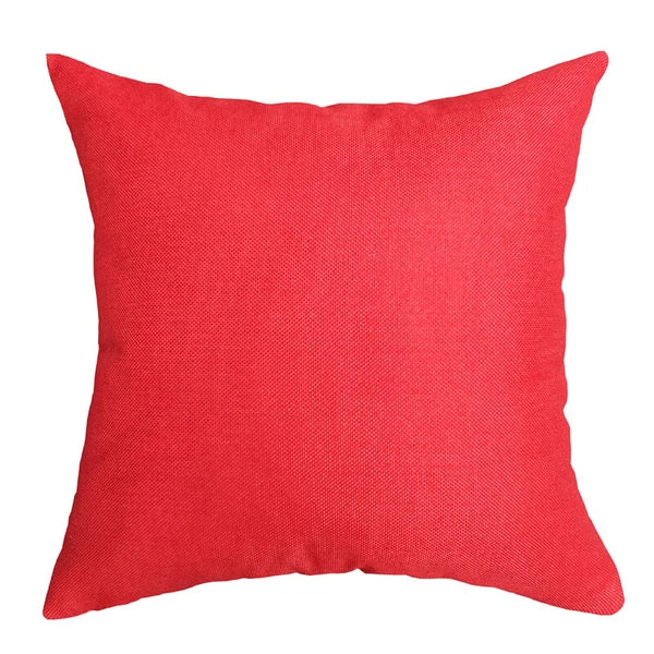 New 16*16" Plain Linen Cushion Cover Pillow Cases Home Sofa Decor Multicolor