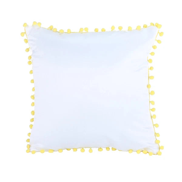 10Pcs Sublimation Blank Pillow Case with Dot Edge DIY Printed Home Sofa Decor