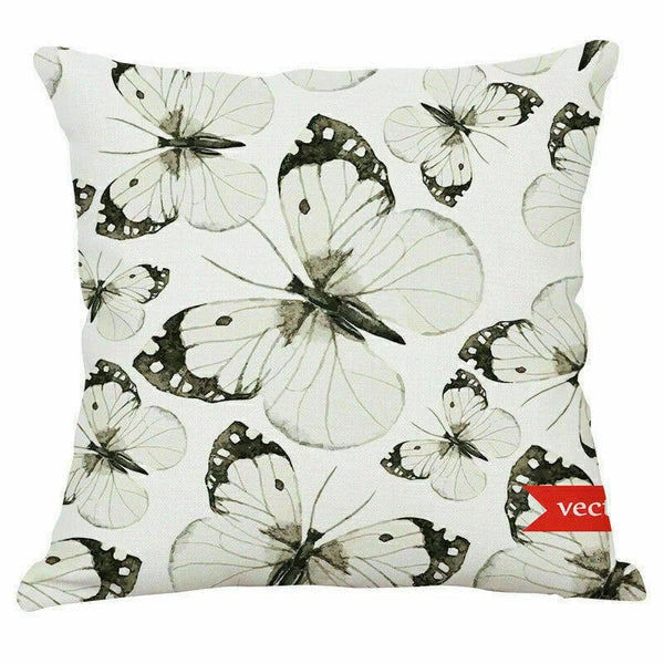 Decoration Cushion Cover Pillow Sofa Home Case Plants Office Green