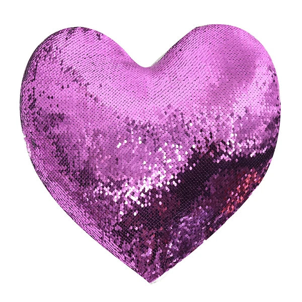 10Pcs Sublimation Blank Reversible Sequin Pillow Case Waist Sofa Cushion Cover