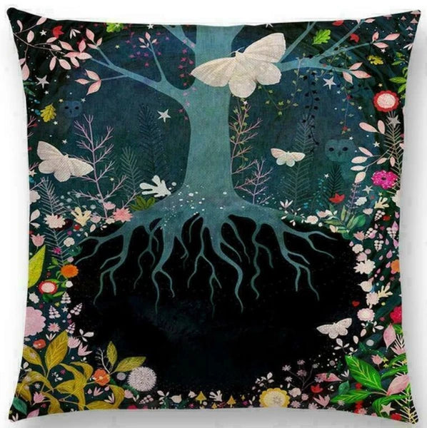 Cover Sofa Floral Case Cushion Pattern / Decor 18" pillow