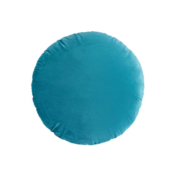 45cm Solid Color Round Cushion Cover Soft Velvet Pillowcase Sofa Bed Decor Props