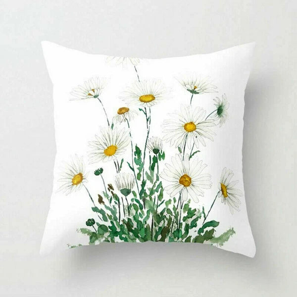 Rustic Flower 18inch Pillow Case Sofa Bed Cushion Cover Home Decor