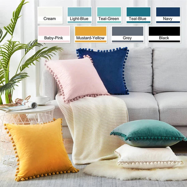Top Finel Blush Pink Decorative Throw Pillow Covers for Couch Bed 20x20 Soft ...