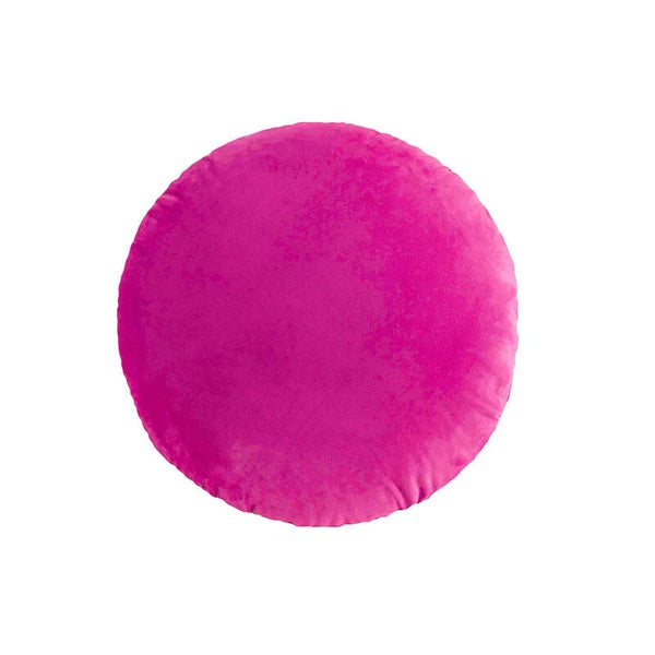 45cm Solid Color Round Cushion Cover Soft Velvet Pillowcase Home Sofa Bed Decor