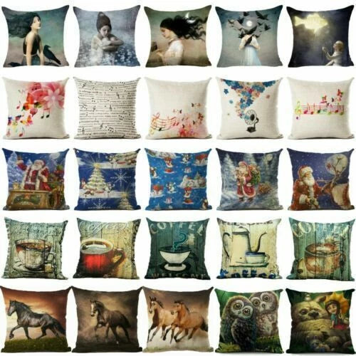Decor Cushion Animals Sofa Cover Cover Pillow 18"*18" Fashion Case Home Pillow