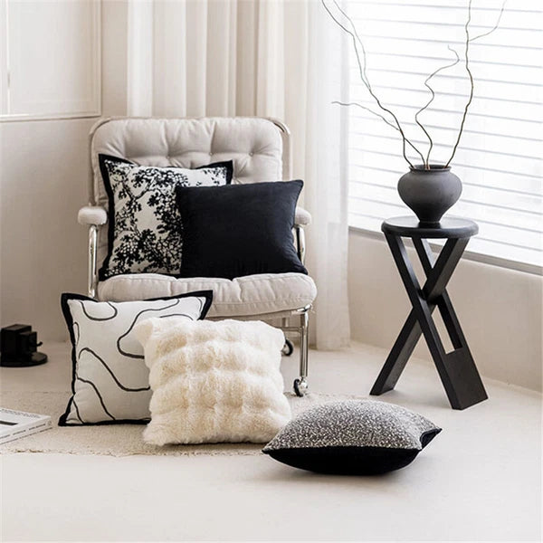 18x18in Luxury Throw Pillow Covers Case Garden Bed Sofa Cushion Indoor Covers