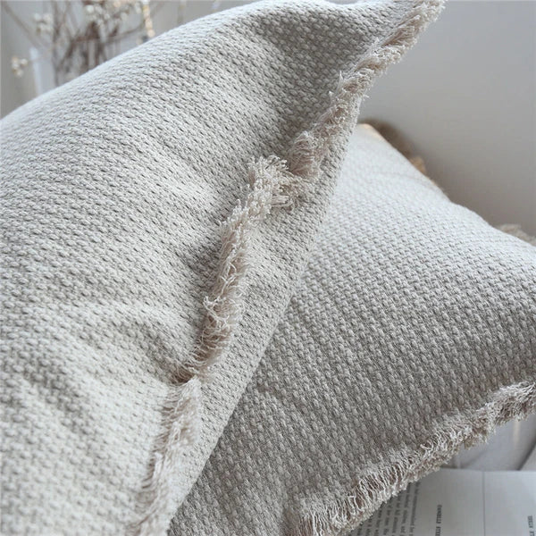 24x24in Linen Fabric Throw Pillow Cover Sofa Bed Cushion Covers Case Decorative