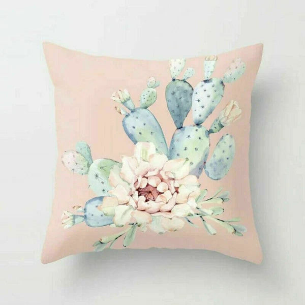 Rustic Flower 18inch Pillow Case Sofa Bed Cushion Cover Home Decor