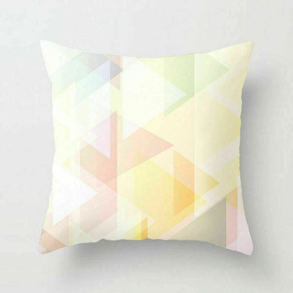 Polyester Geometric Sweet Pillow Case Sofa Waist Home Cover Cushion Decor 18"